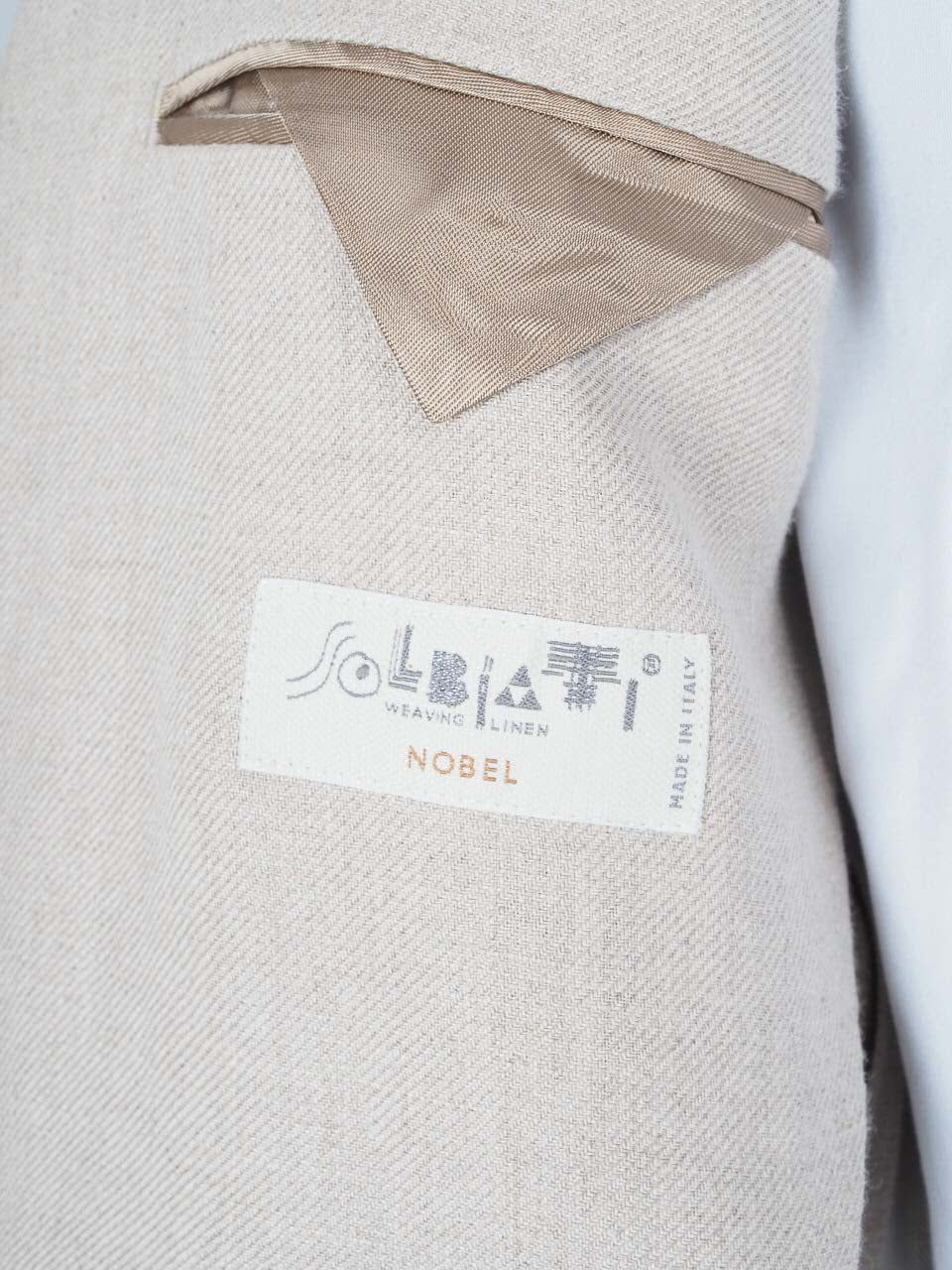 Linen Suit Jacket Beige