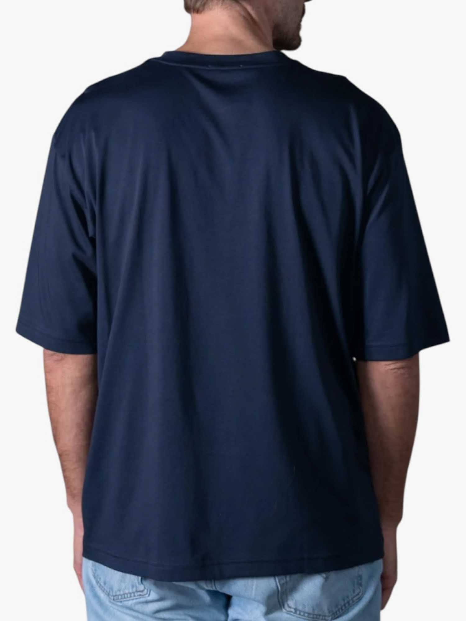 Chris Prima Cotton Oversize T-Shirt Navy