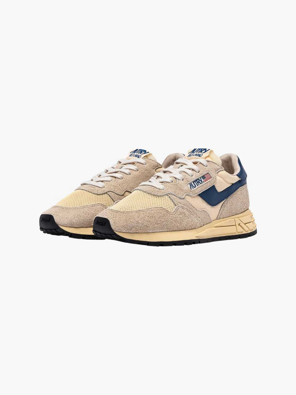 Reelwind Low Sneakers Nylon Suede Blue