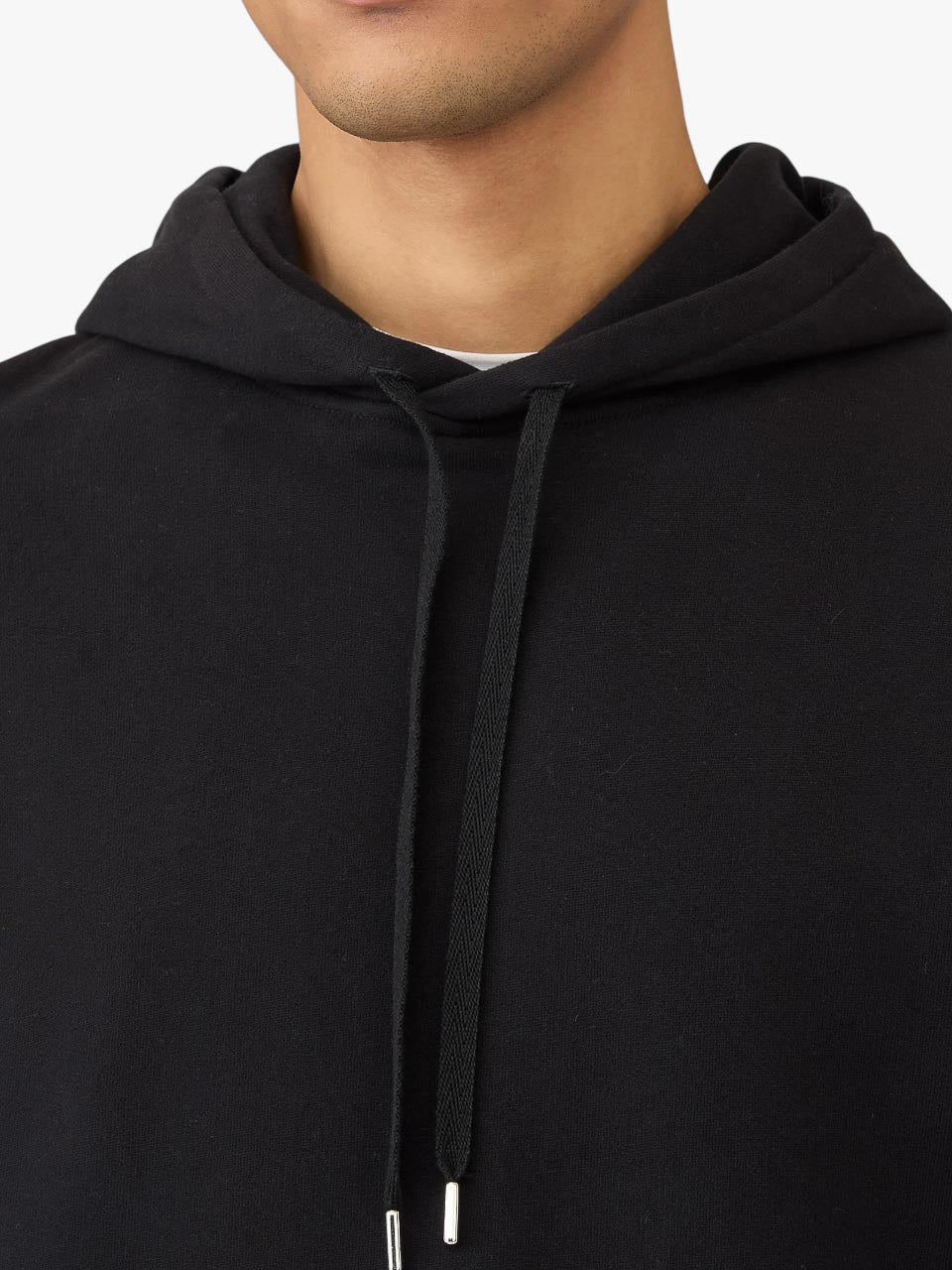 Sunspel Overhead Hoody Black