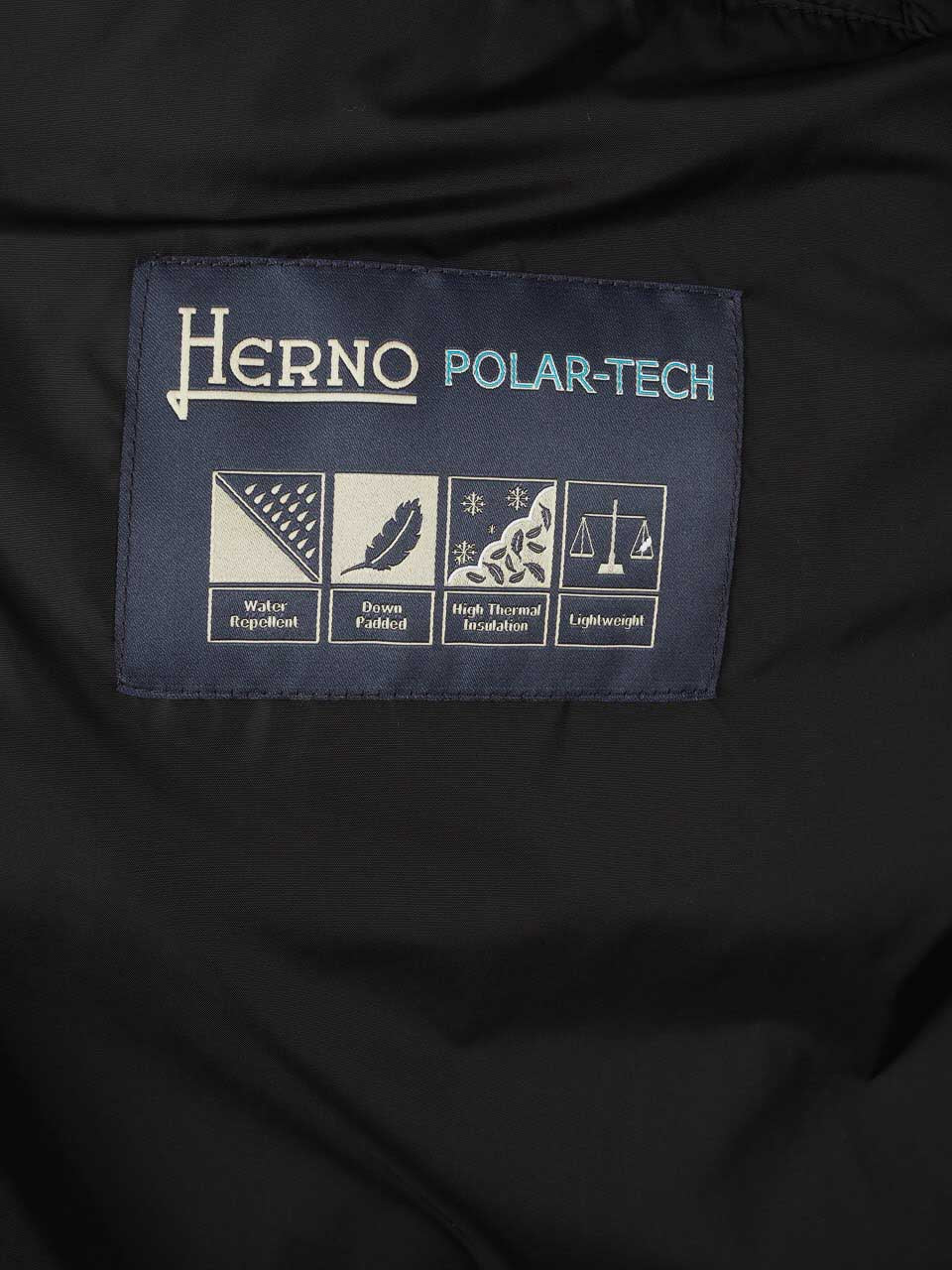 Long Down Polar-Tech Jacket Black