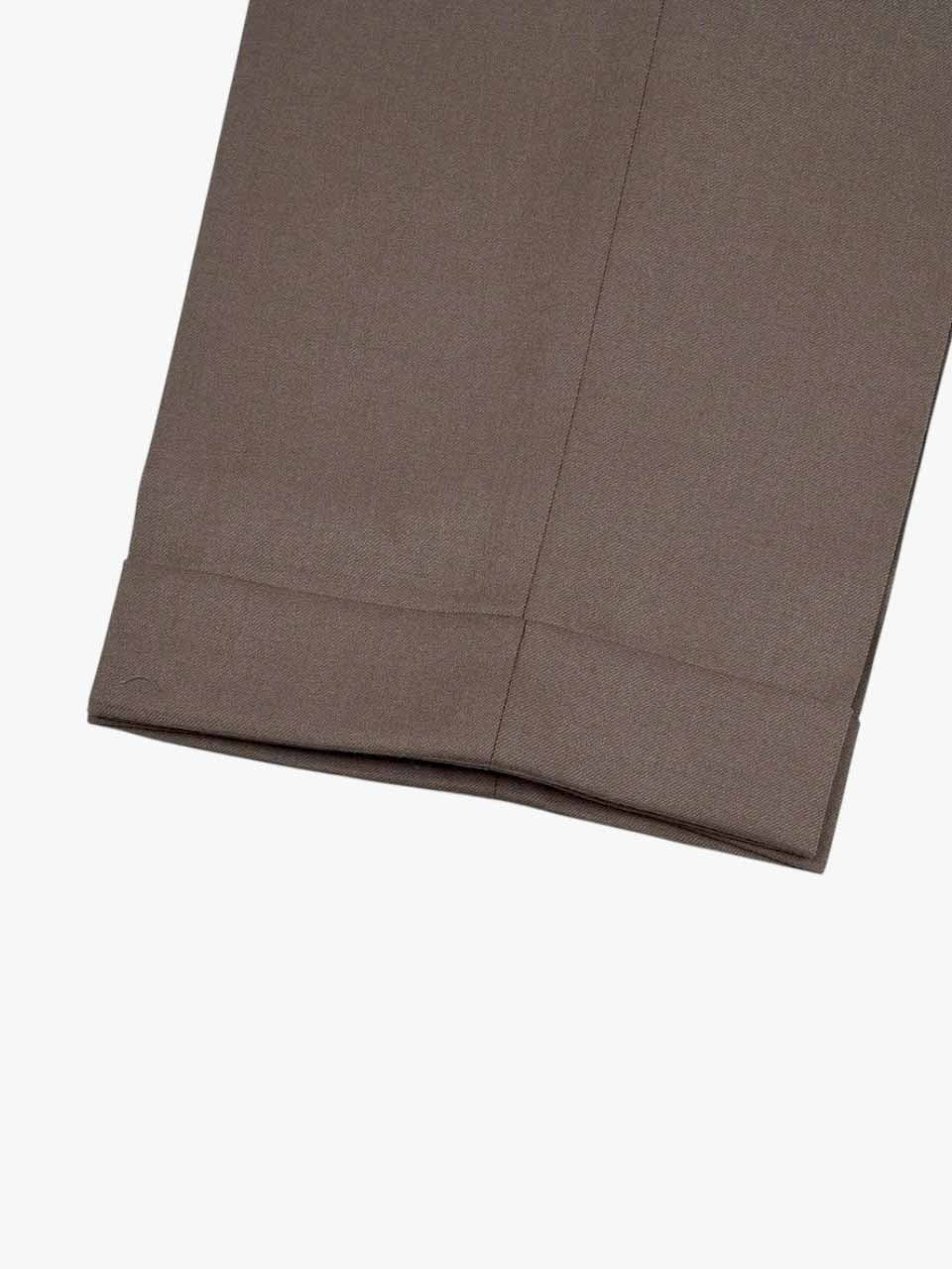 Flannel Trousers Light Brown