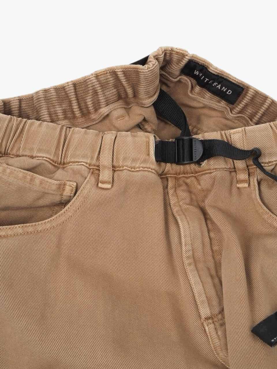 Drawstring Jeans Regular Fit Camel