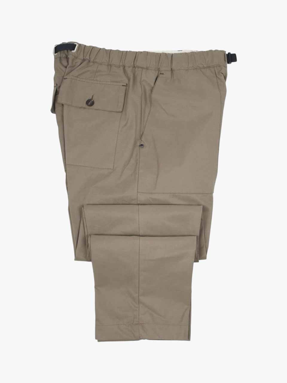 Cotton Loose Fit Trousers Green