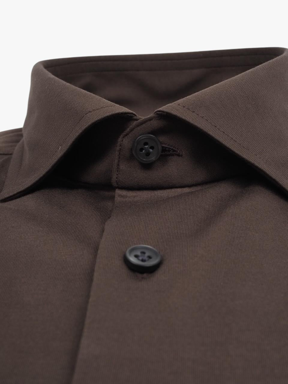 Jersey Luxury Shirt Brown
