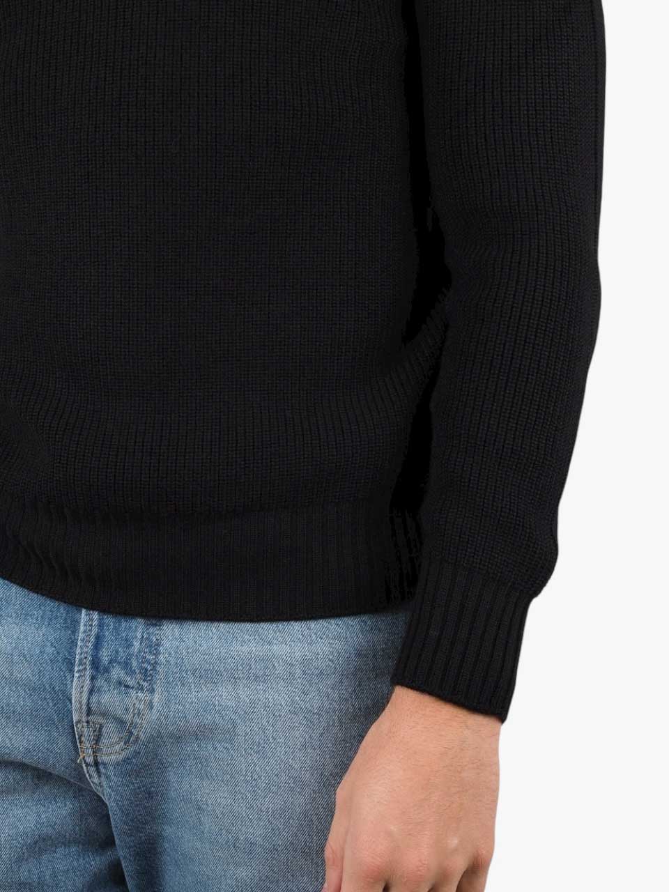 Rainwool Mock Neck Black