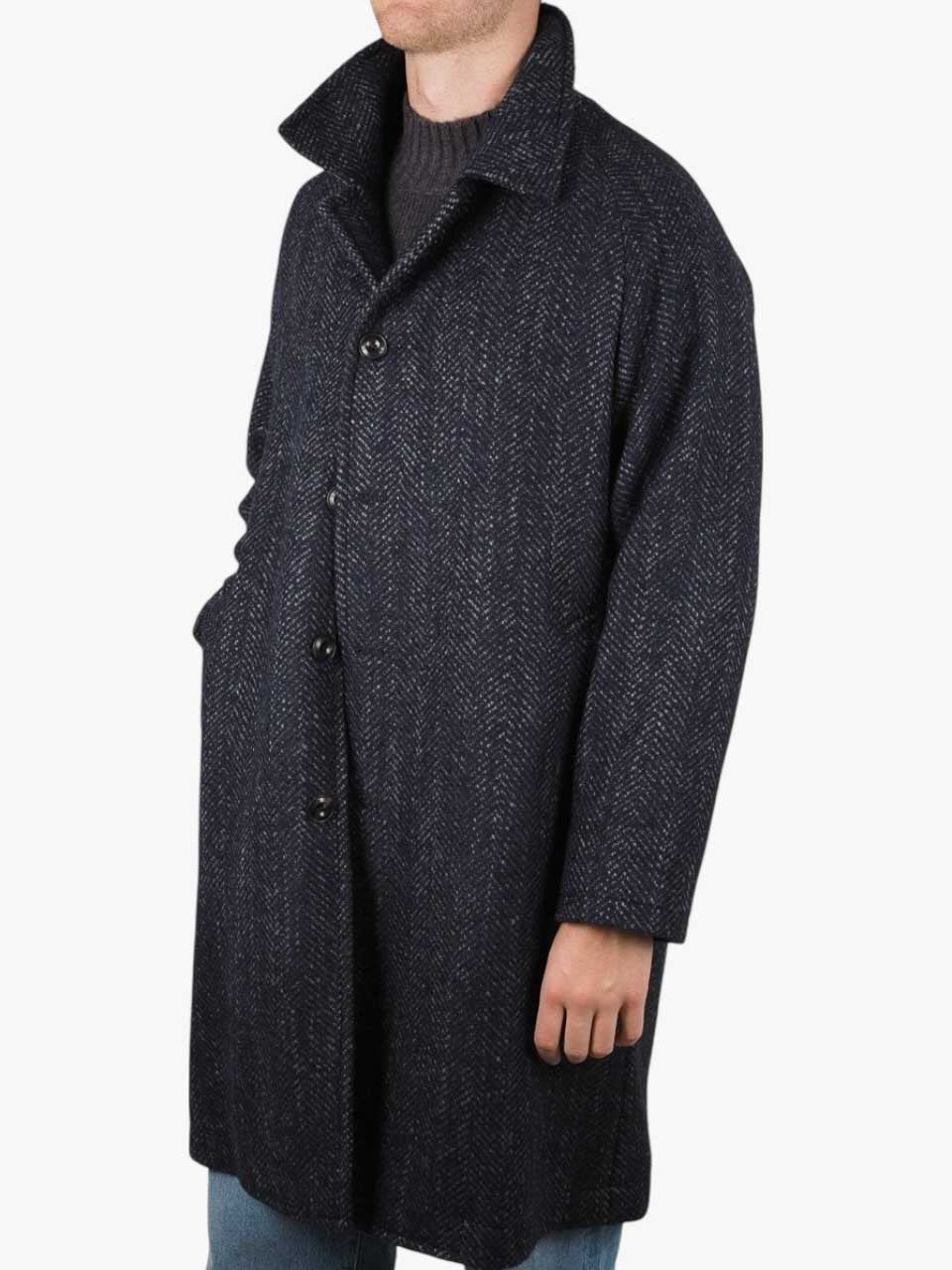 Ovesize Wool Coat Navy