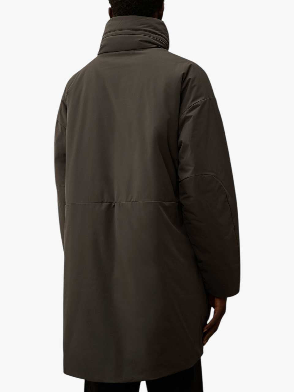 Pro-Tek Hooded Padded Parka Grey/Green