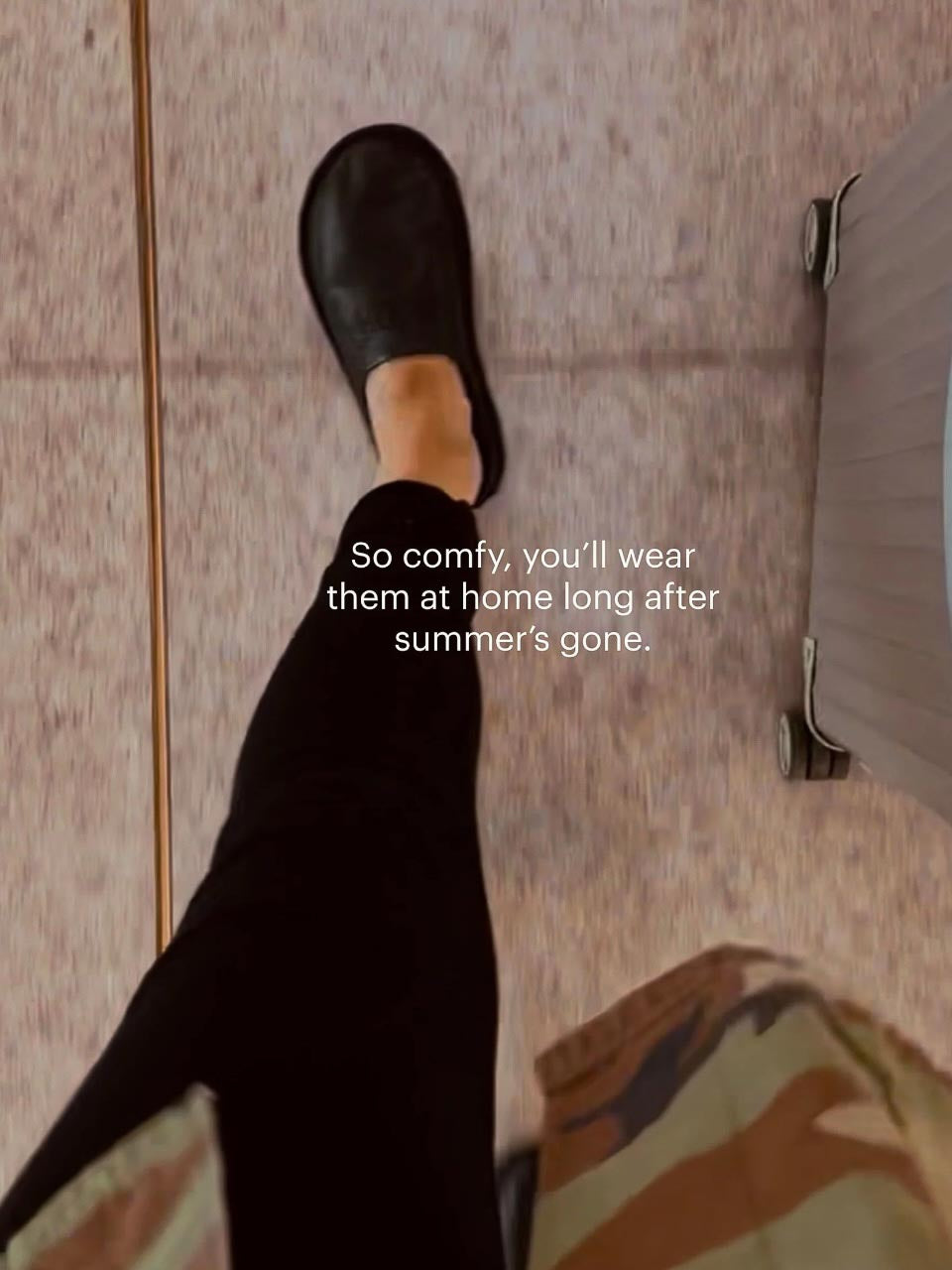 Roma Leather Sandals Petro Black