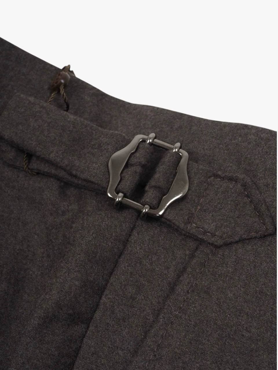 Studio 73 Flannel Trousers With Side Adjuster Brown