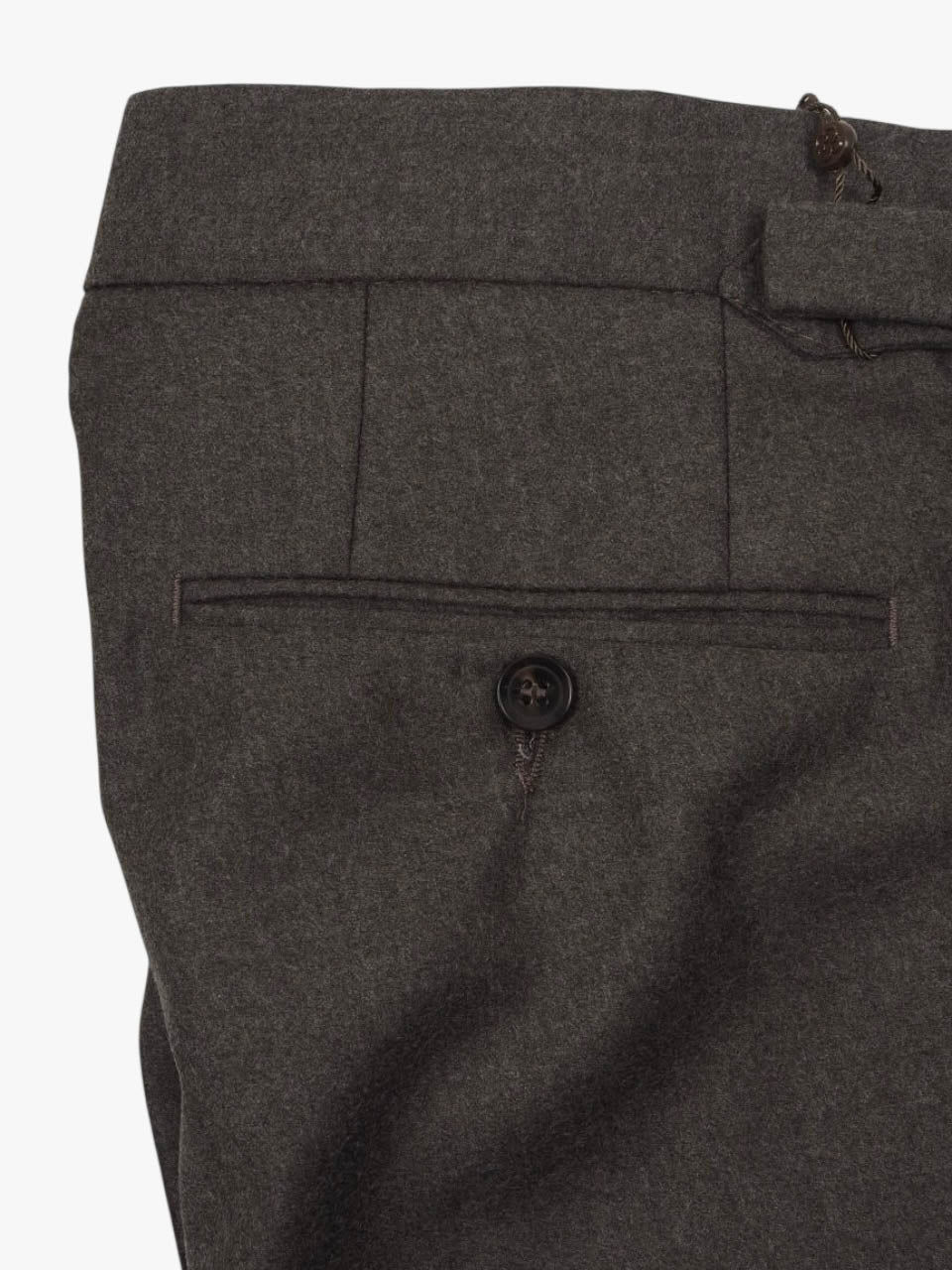 Studio 73 Flannel Trousers With Side Adjuster Brown