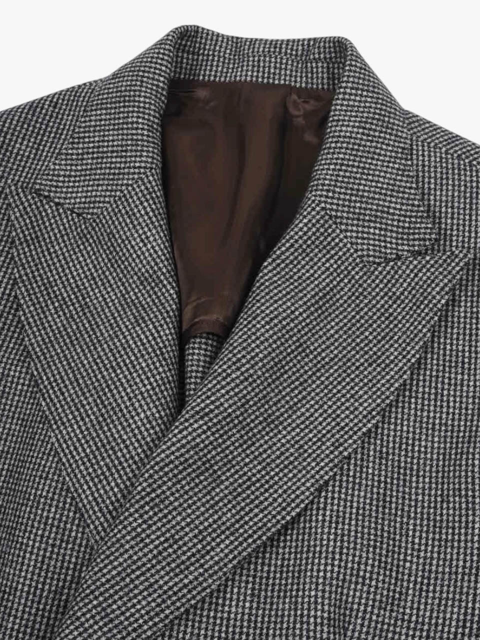 Light Flannel DB Blazer Dogtooth Grey/black