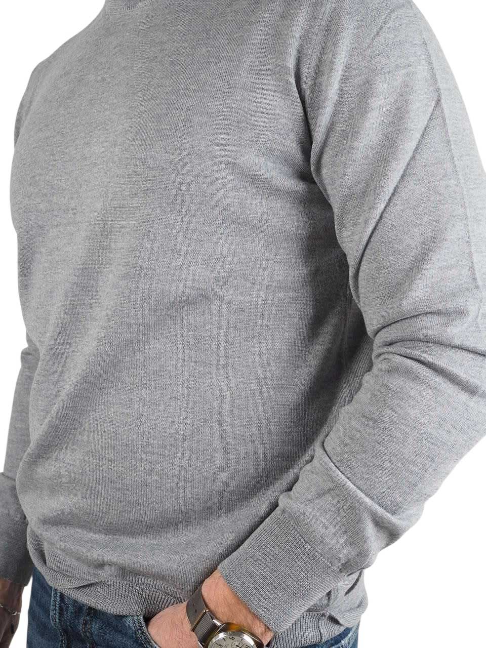 Gran Sasso Merino Wool Turtle Neck Grey