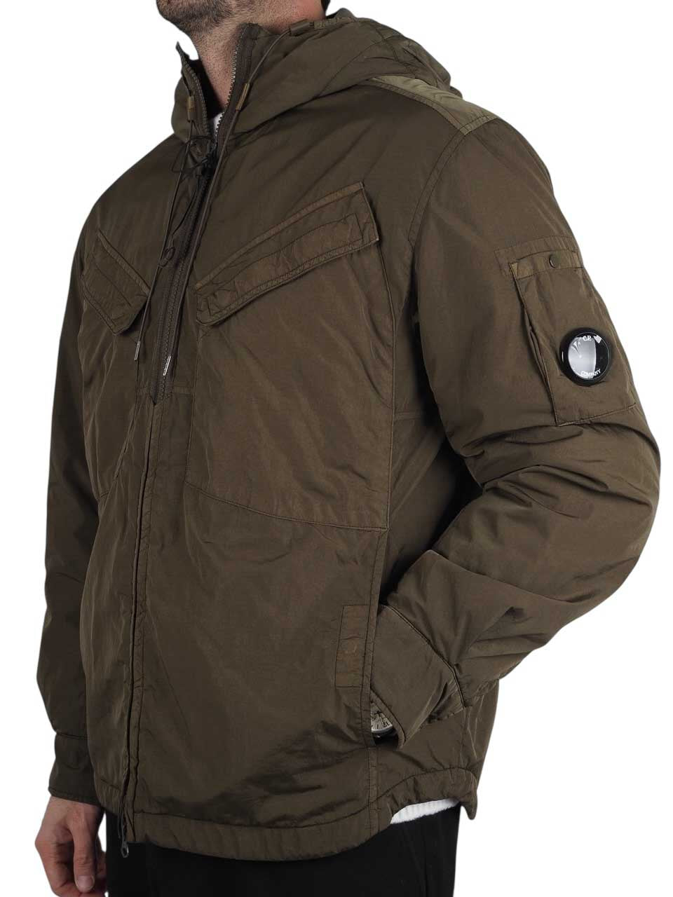 Chrome-R Hooded Overshirt Ivy Green