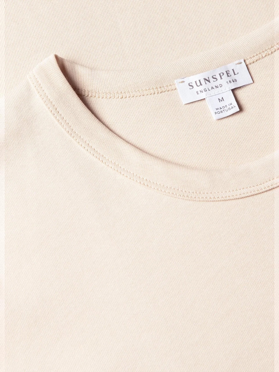 Sunspel Heavyweight Classic T‑shirt Beige