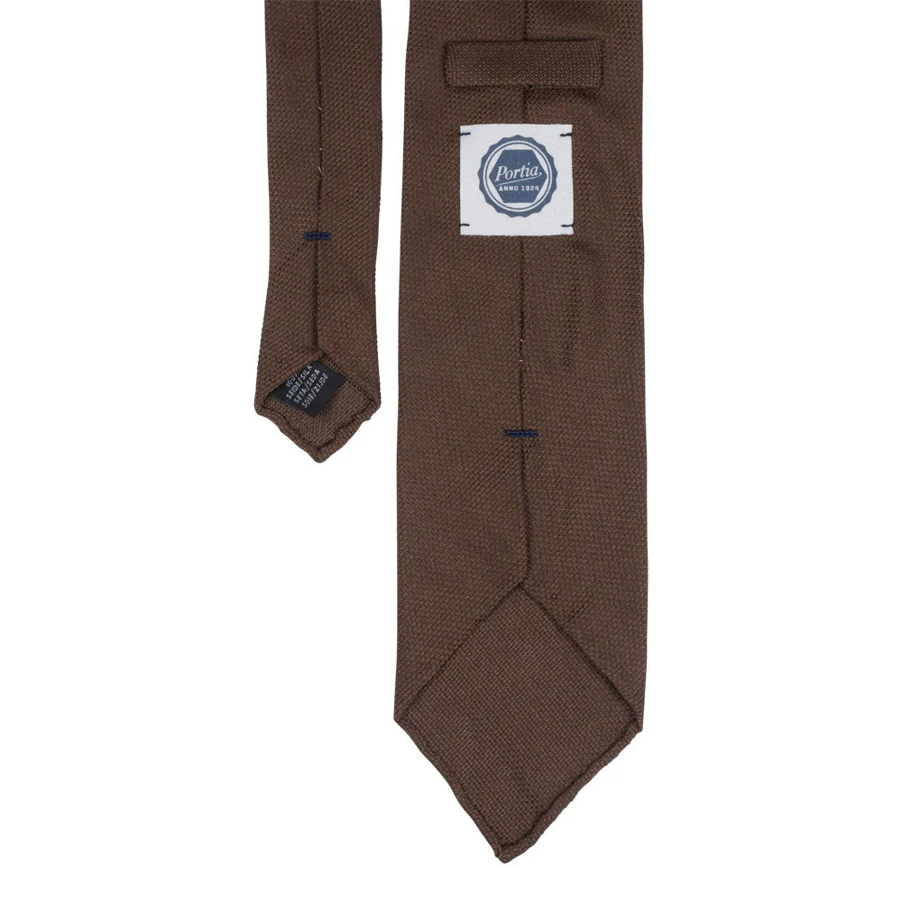 Portia Tie Garza Silk Brown