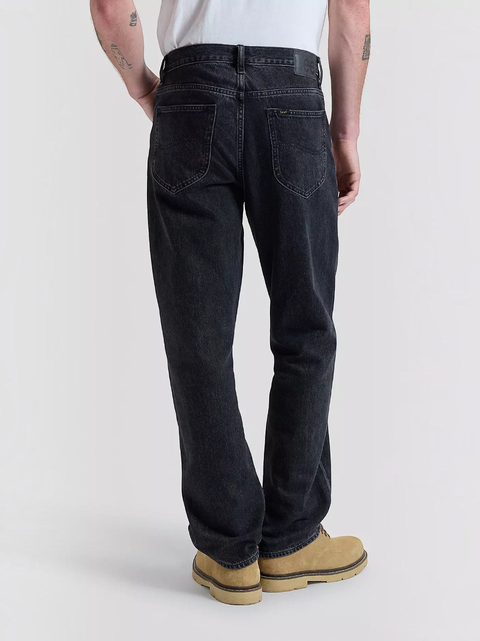 Lee Est.1889 Haden Relaxed Straight Fit Washed Black