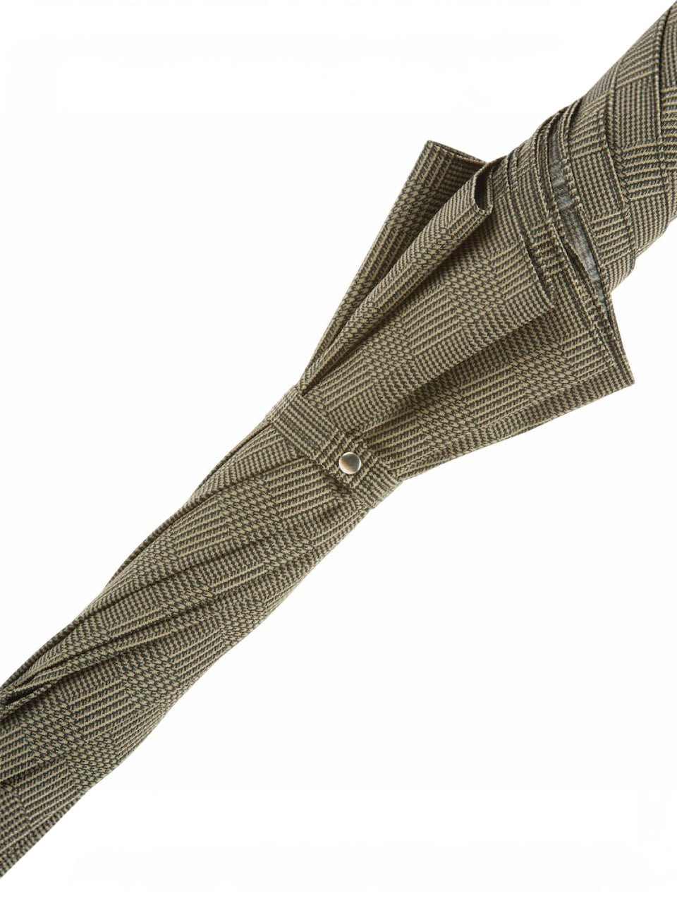 Pasotti 1956 SOLID CHESTNUT STRIPED UMBRELLA WITH KNOB END