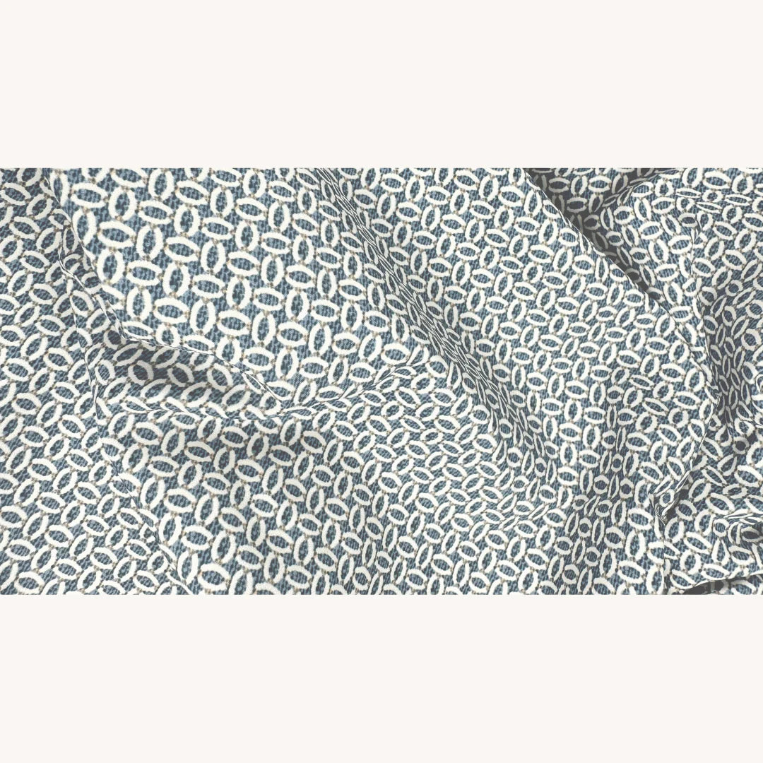 Portia 1924 Swimshorts Blue Pattern