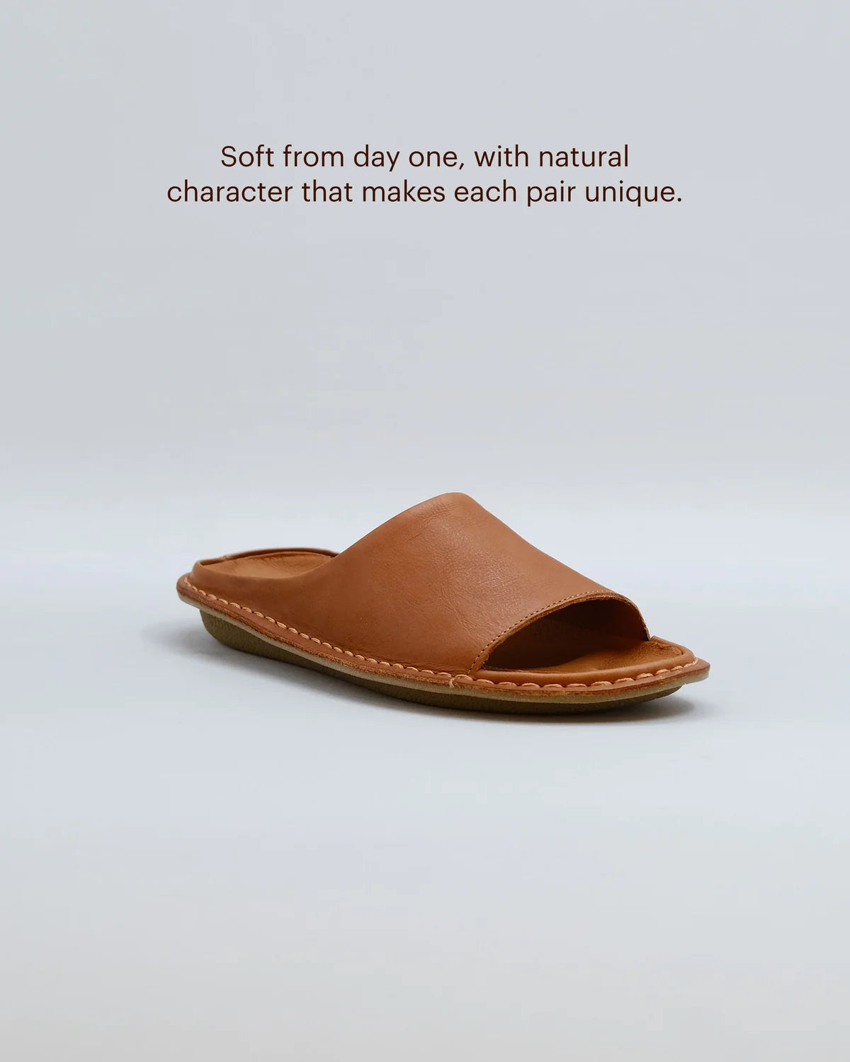 VIBA SAINT TROPEZ Leather Cognac Brown