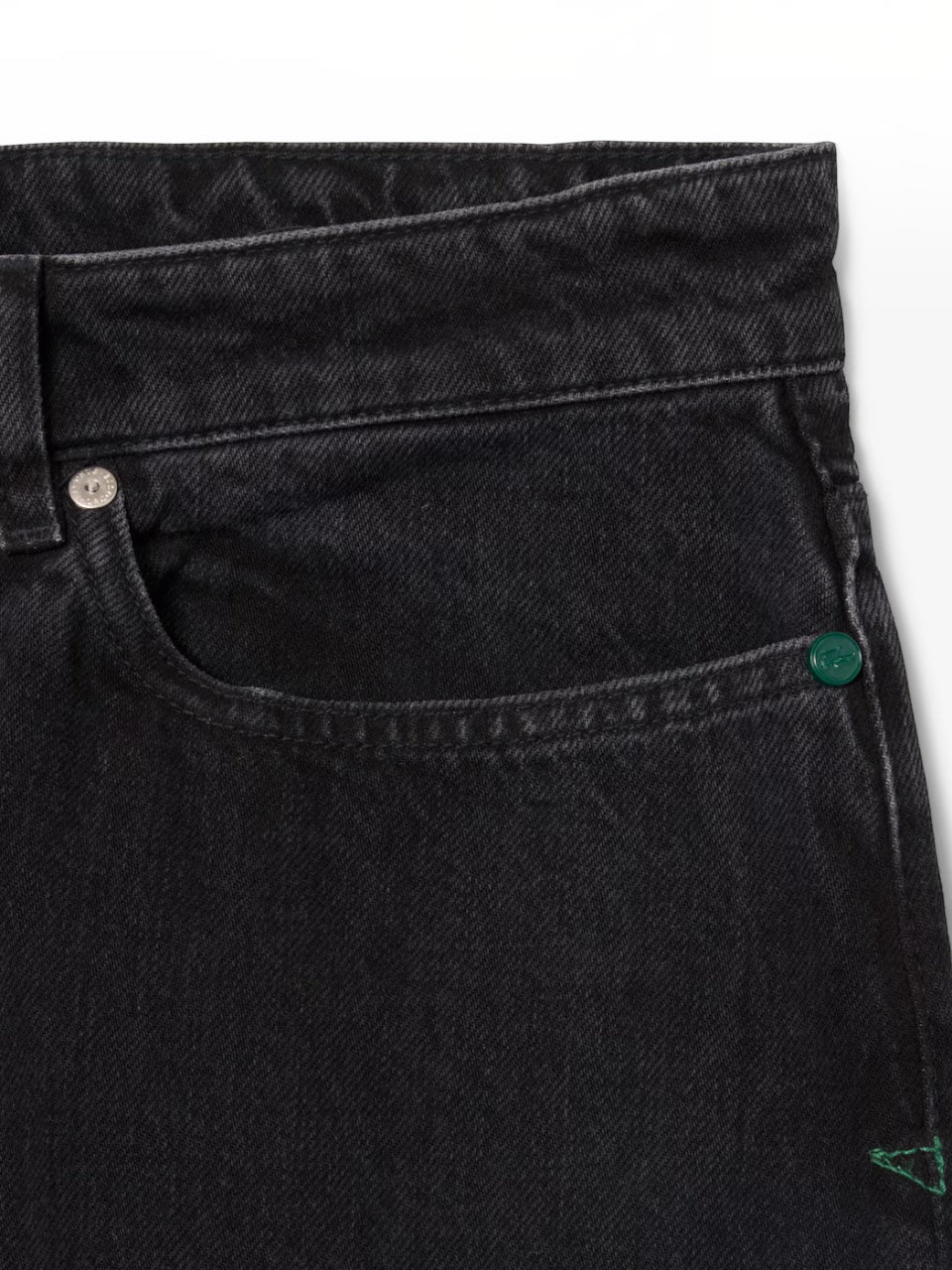 Lacoste 5 Pocket Straight Cut Jeans Black
