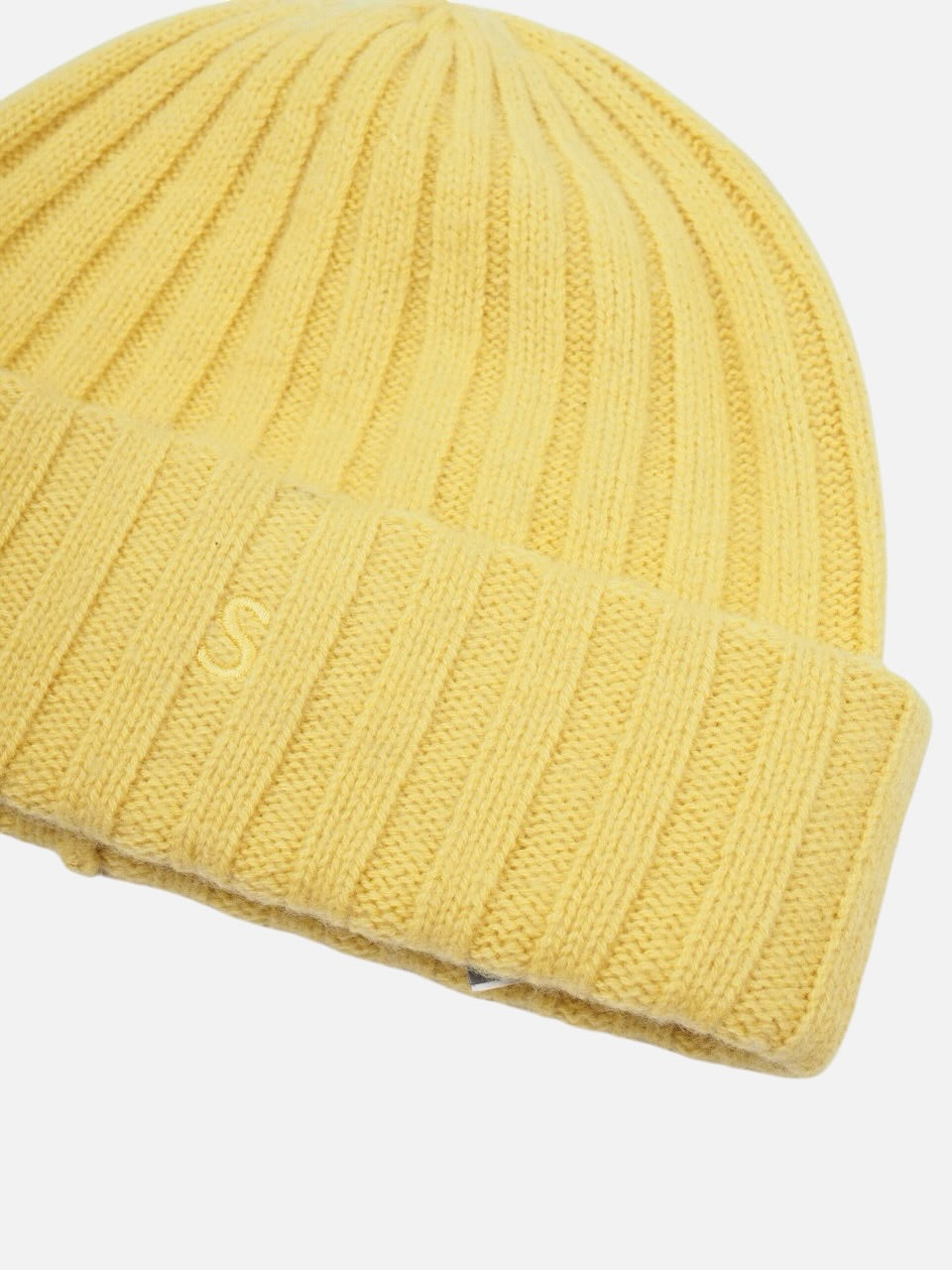 Stetson Cashmere Beanie Hat Yellow