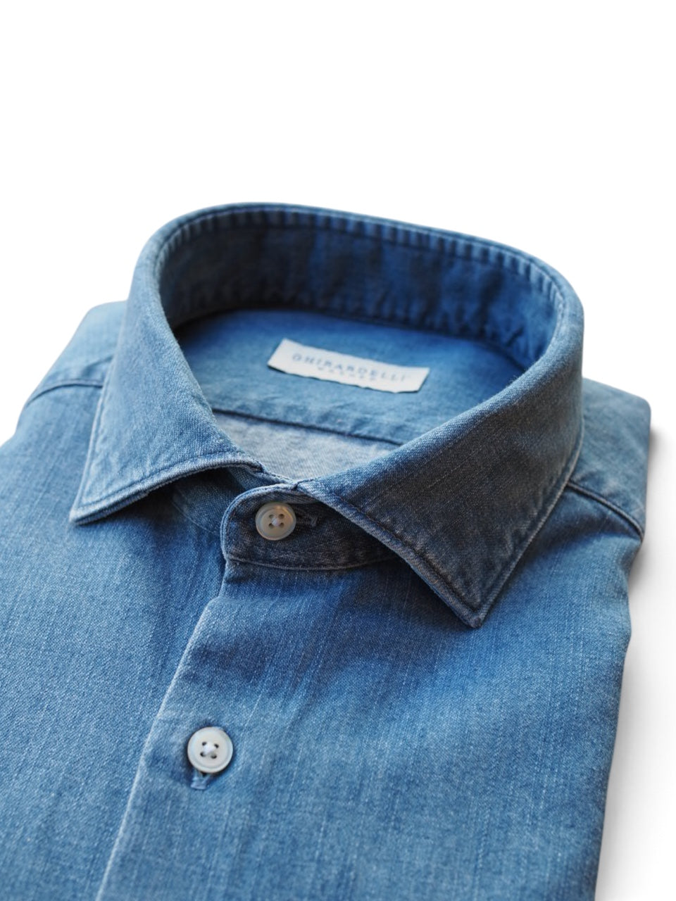 Ghirardelli 1911 Washed Cotton Denim Shirt