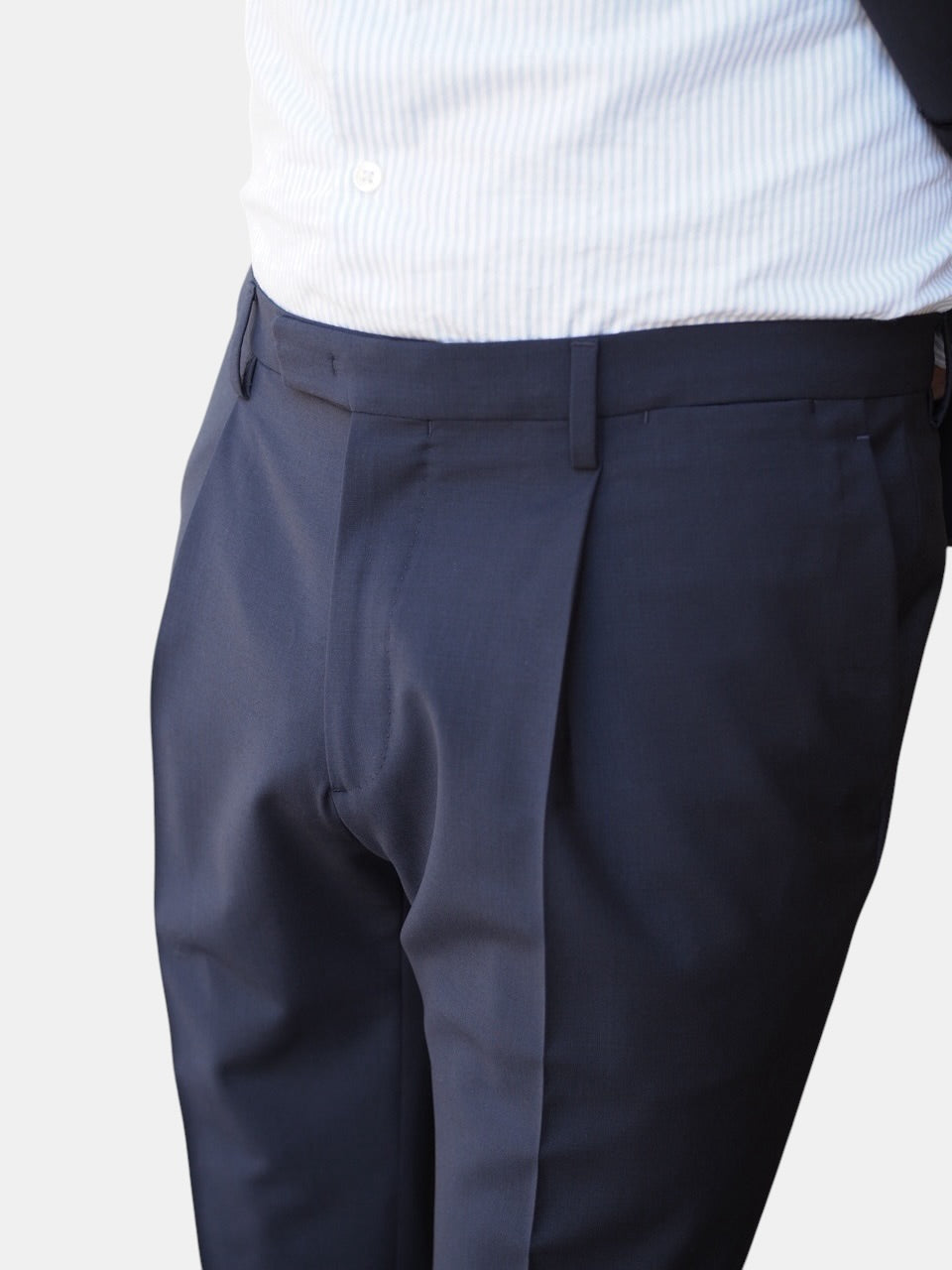 Boglioli Double-Breasted Wool Suit Navy