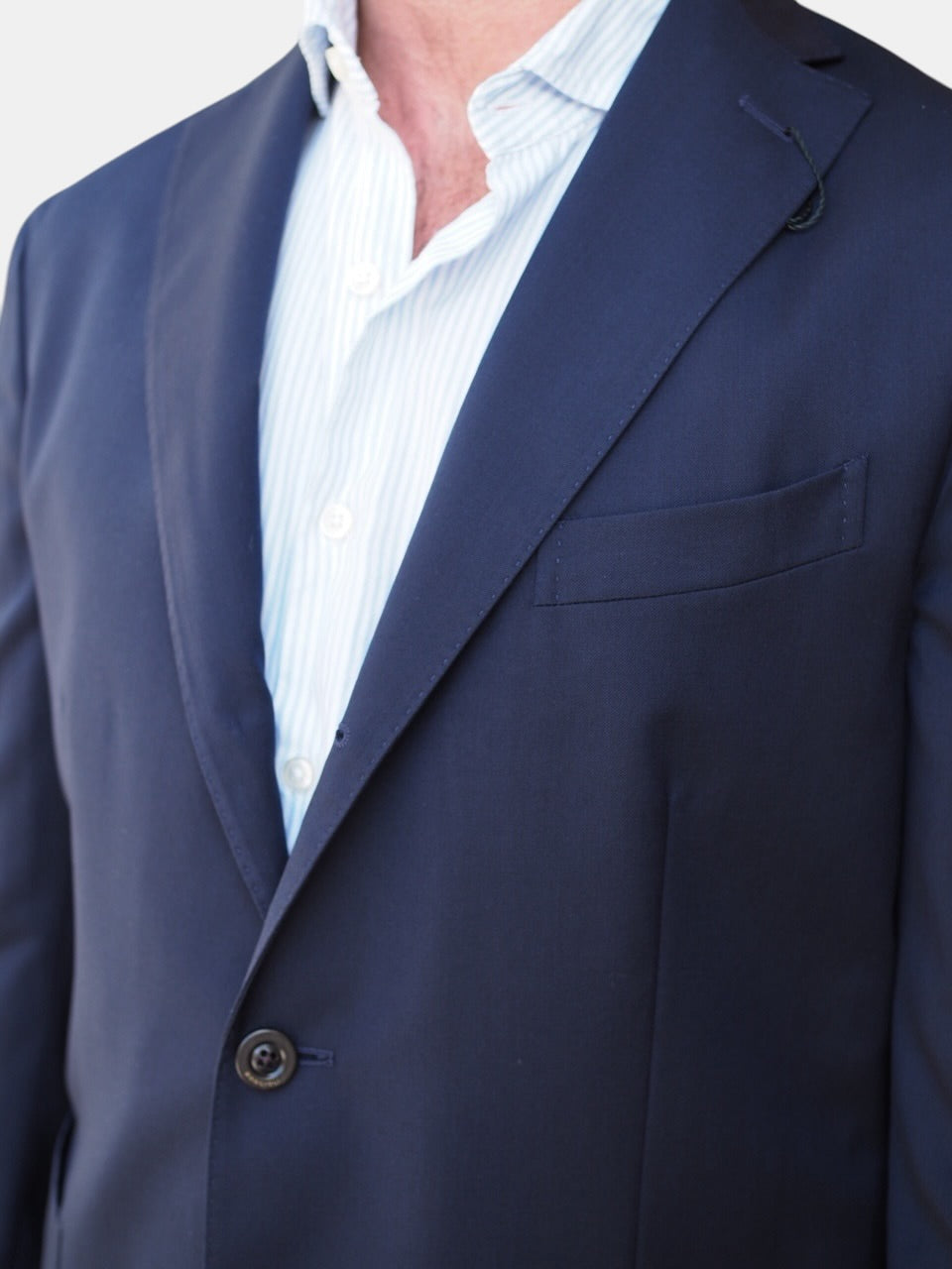 Boglioli Wool Twill Suit Navy