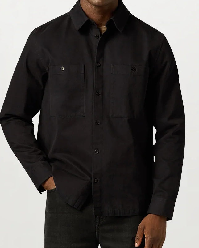 Belstaff Outpost Shirt Cotton Herringbone