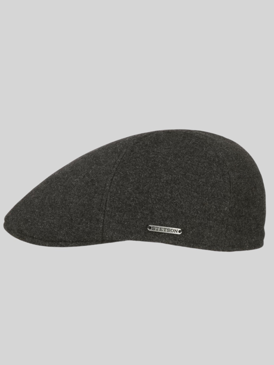 Stetson Texas Wool Gatsby Cap Dark Grey