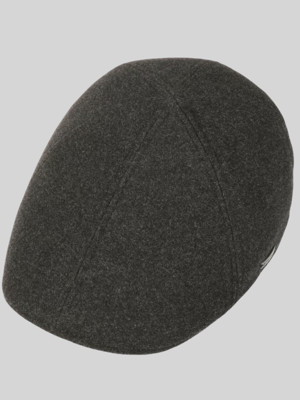 Stetson Texas Wool Gatsby Cap Dark Grey
