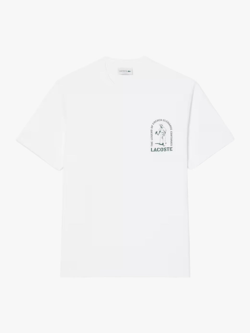 Printed Cotton T-shirt White