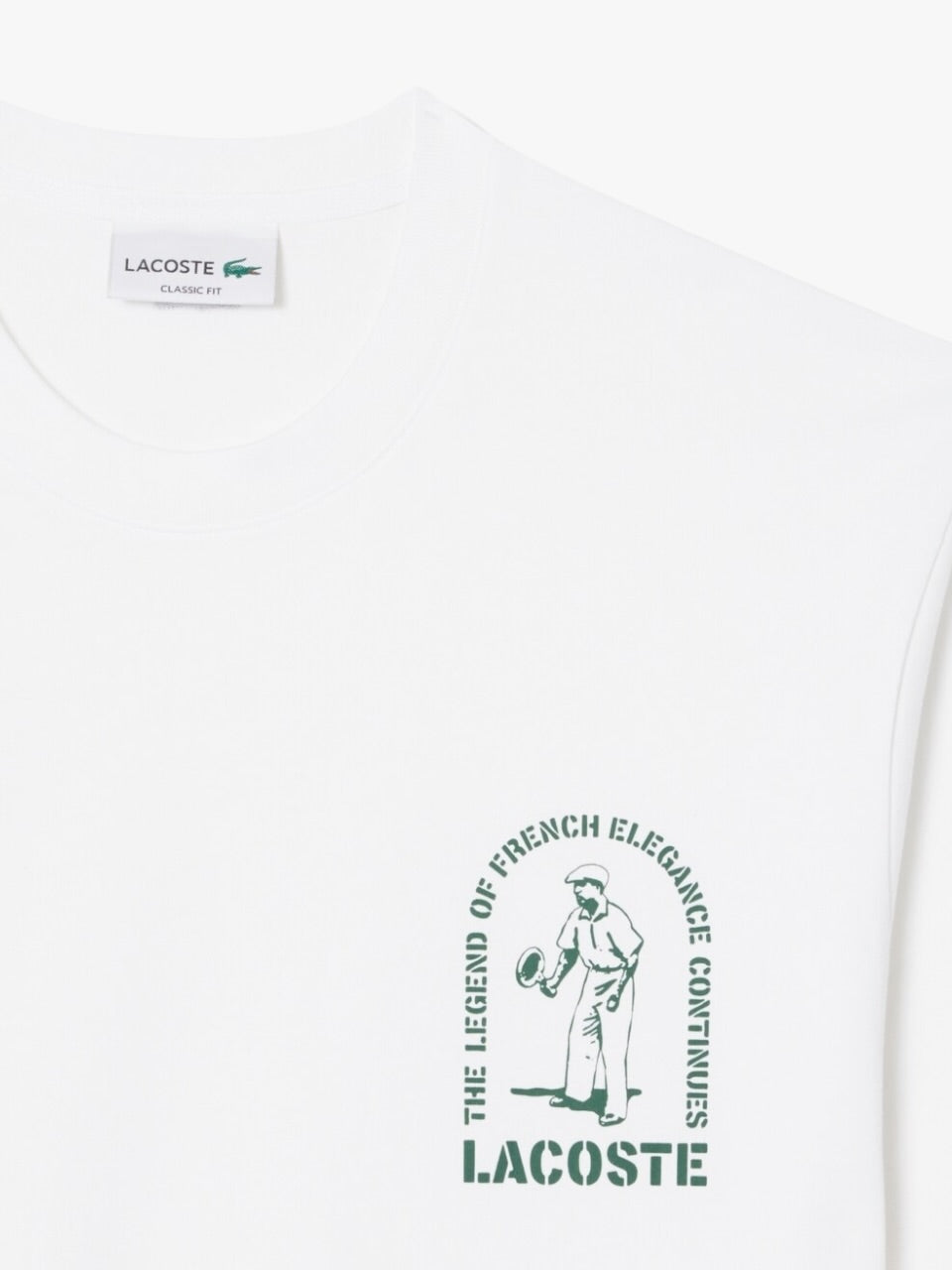 Printed Cotton T-shirt White