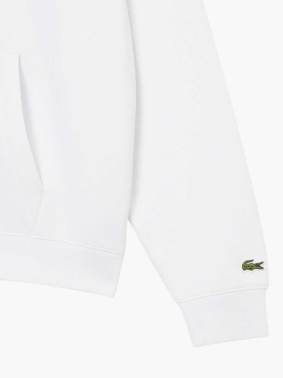 Loose Fit Printed Hoodie White