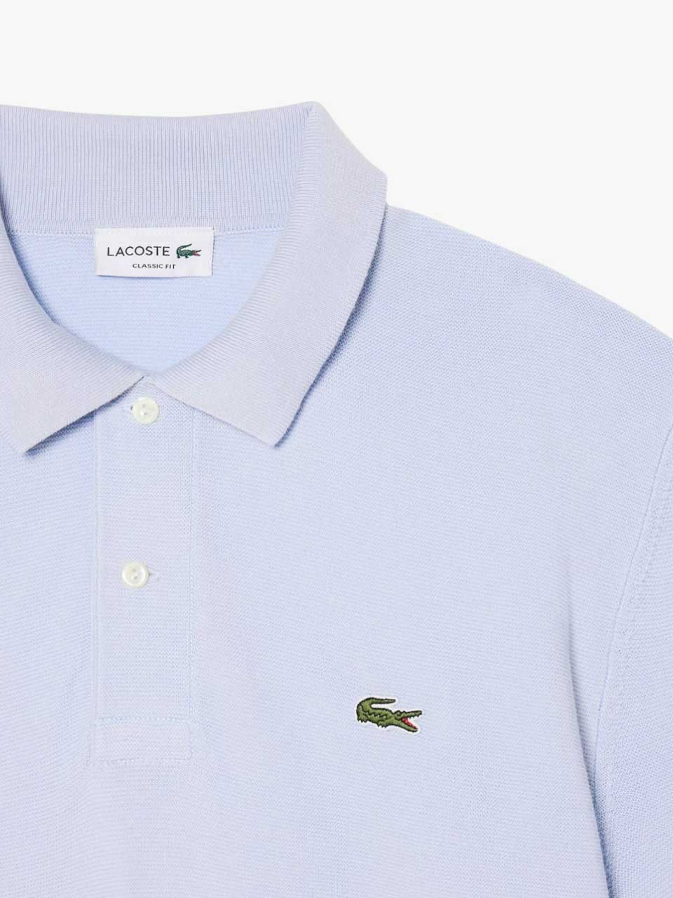 Stickad pikétröja i klassisk passform