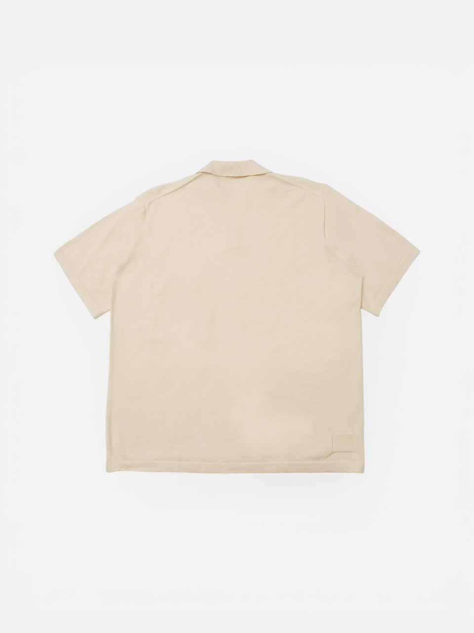 Woolcot Bio S/S Pullover Knit Shirt II Beige