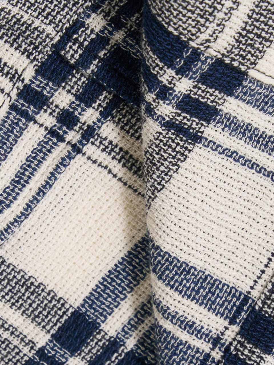 Texture Plaid Cancun Jacket Navy