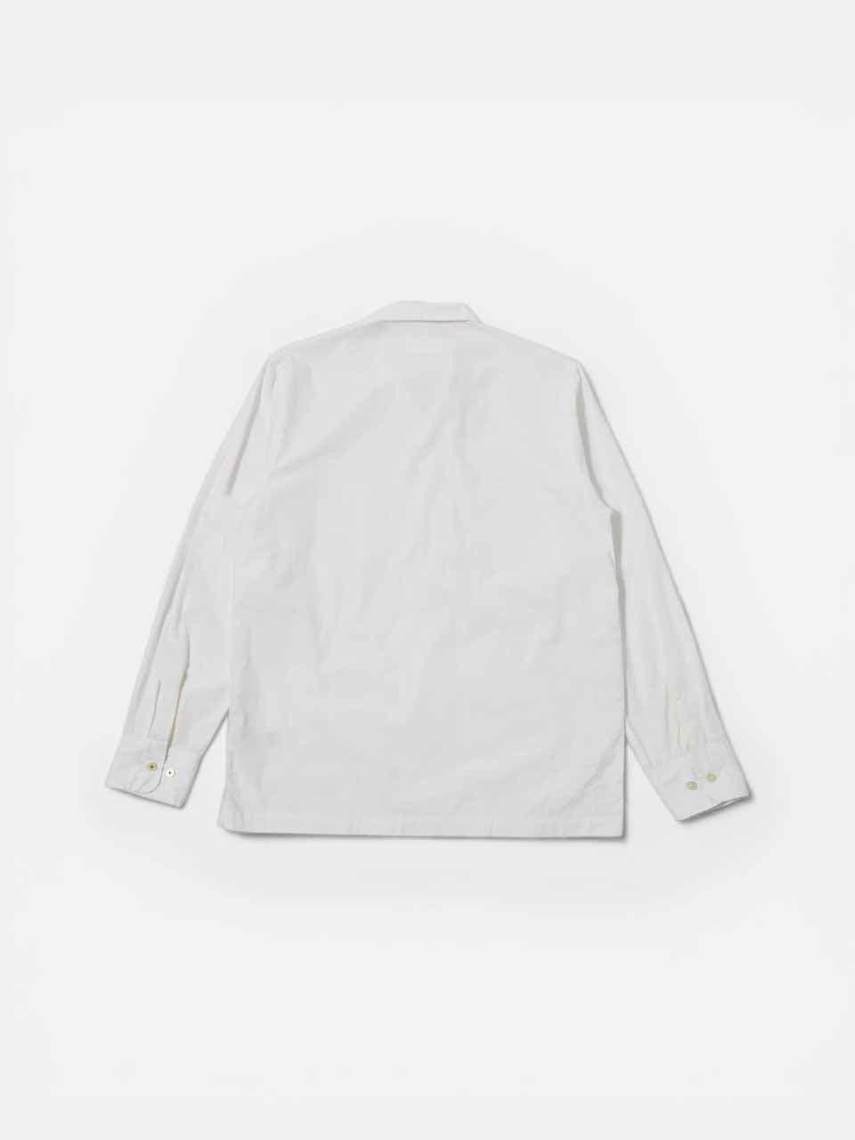 Poplin Dwight Overshirt White