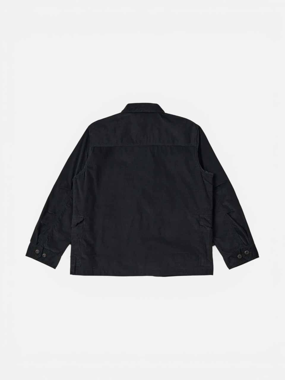 Organic Fine Cord Duty Jacket Black