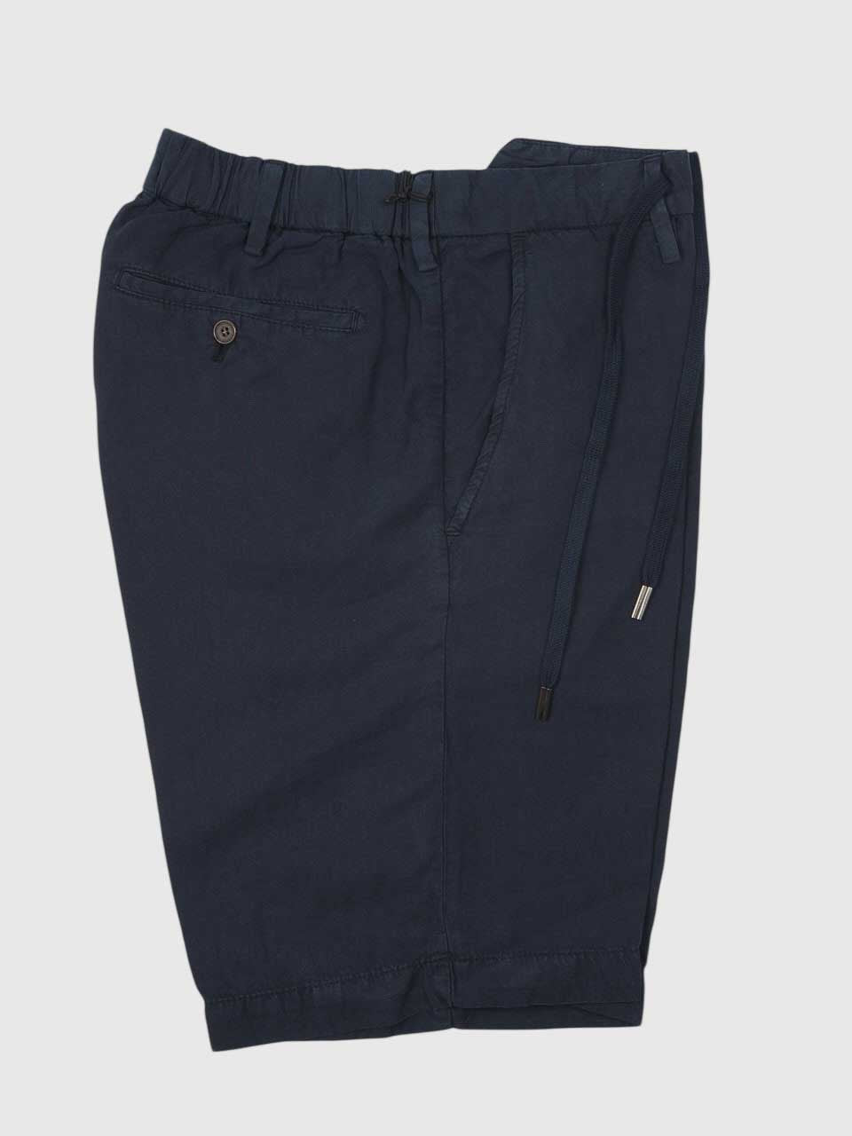 Linen Cotton Shorts Navy