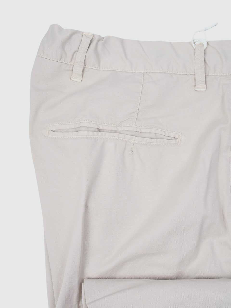 Loose Fit Prima Cotton Trousers Beige