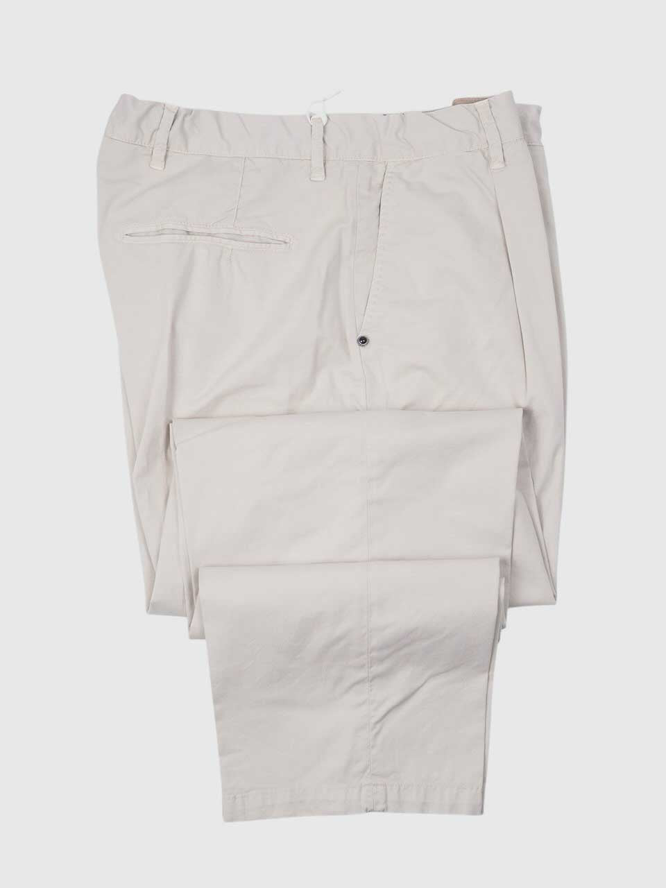 Loose Fit Prima Cotton Trousers Beige