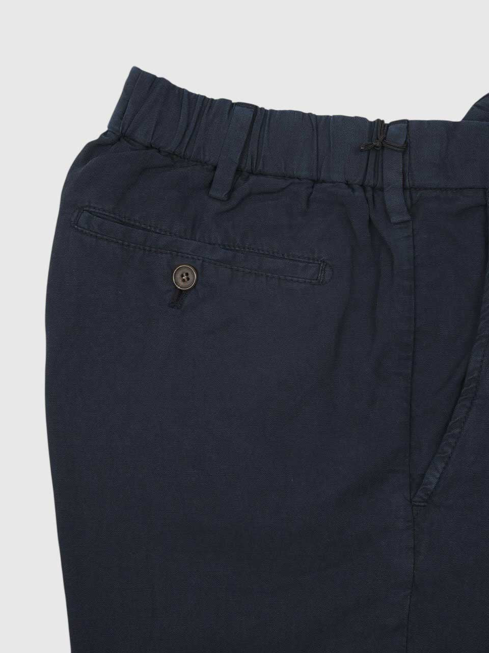 Linen Cotton Shorts Navy