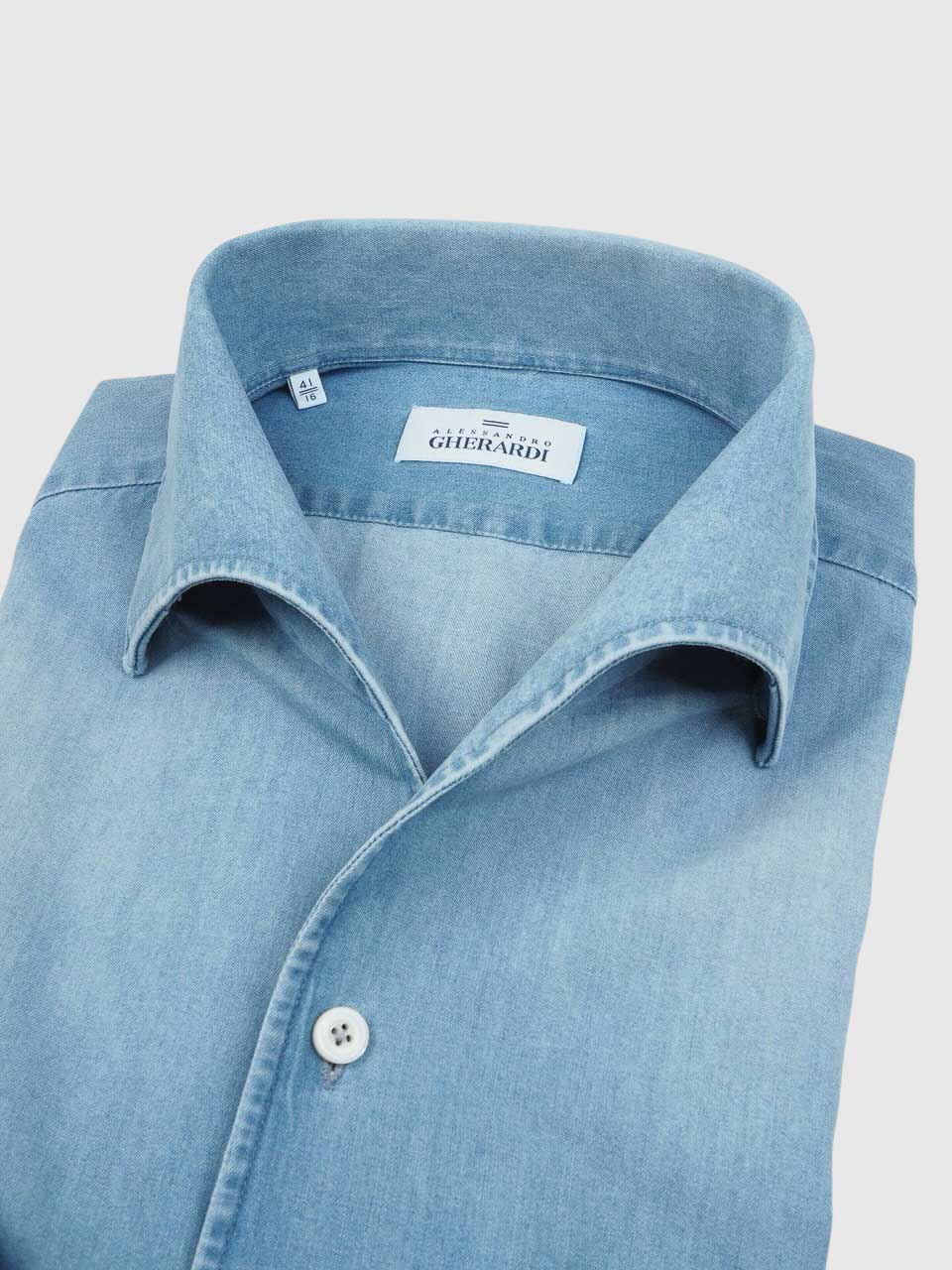Washed Bouble BDN Denim Shirt