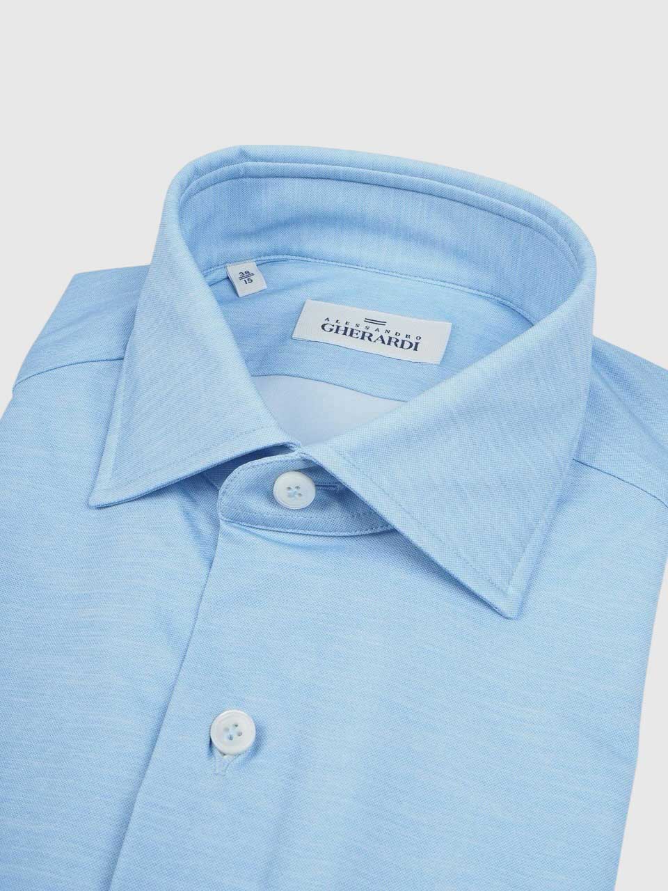 Stretched Business Shirt Blue