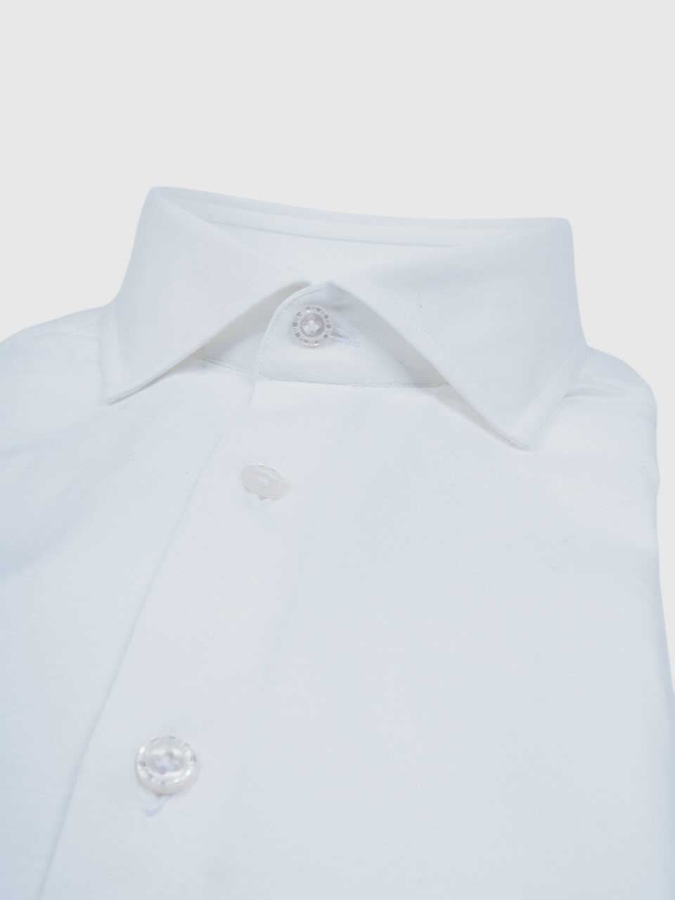 Sonrisa Cotton Jersey Luxury Shirt White