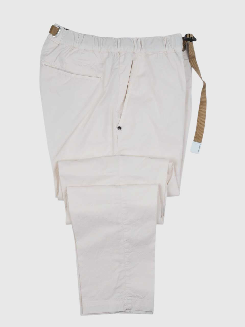 Cotton Drawstring Trousers White