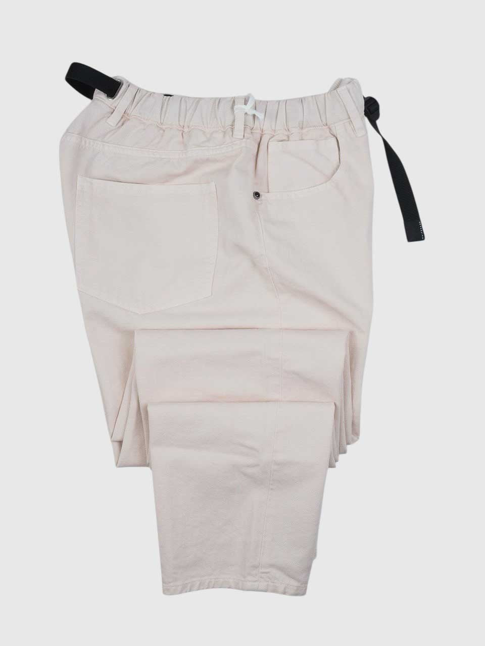 Drawstring Jeans Regular Fit White