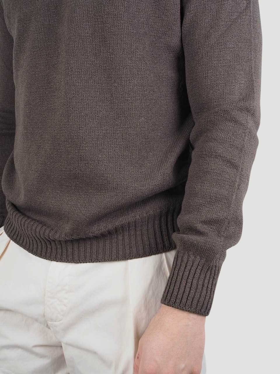 Cotton Cashmere Sweater Brown